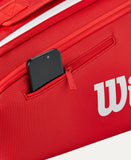Wilson Super Tour 9-Pack Red Bag