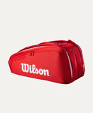 Wilson Super Tour 9-Pack Red Bag