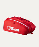 Wilson Super Tour 15 PK Bag Red