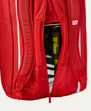 Wilson Super Tour 15 PK Bag Red
