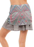Women's Lucky in Love Desert Vibes Ruched Skort